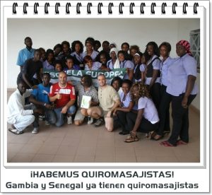 Cursos de Quiromasaje en Gambia y Senegal