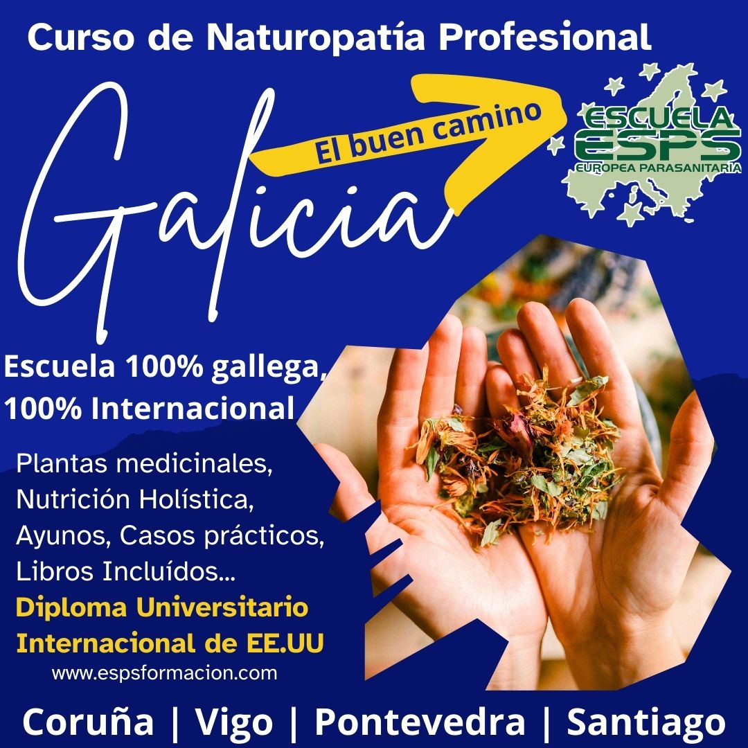 Curso de naturopatia, escuela de naturopatia, formación en naturopatía universitaria